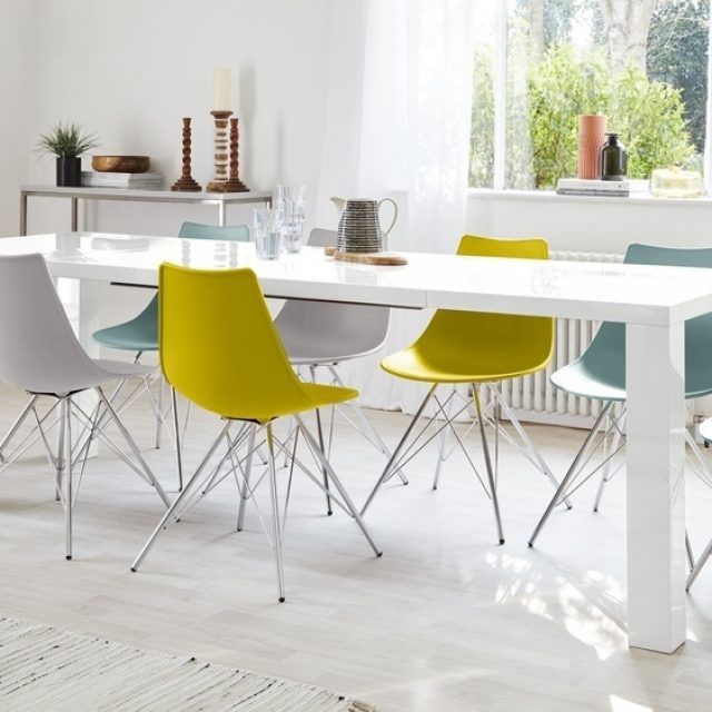 Top 25 of White Gloss Extendable Dining Tables