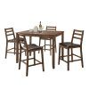 Falmer 3 Piece Solid Wood Dining Sets (Photo 5 of 25)