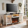 Wood Highboy Fireplace Tv Stands (Photo 5 of 15)