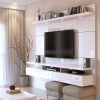 Milano White Tv Stands With Led Lights (Photo 12 of 15)