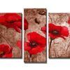 Red Flowers Canvas Wall Art (Photo 6 of 15)