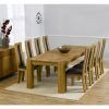 Chunky Solid Oak Dining Tables and 6 Chairs (Photo 8 of 25)