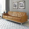 Florence Knoll Leather Sofas (Photo 7 of 20)