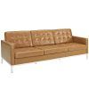 Florence Knoll Leather Sofas (Photo 16 of 20)