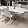Cream High Gloss Dining Tables (Photo 1 of 25)