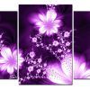 Purple Flowers Canvas Wall Art (Photo 15 of 15)