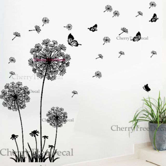 15 Best Ideas Flying Dandelion Wall Art