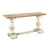 Hand Carved White Wash Console Tables (Photo 18 of 25)