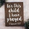 For This Child I Have Prayed Wall Art (Photo 5 of 20)