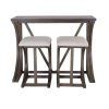 Falmer 3 Piece Solid Wood Dining Sets (Photo 9 of 25)