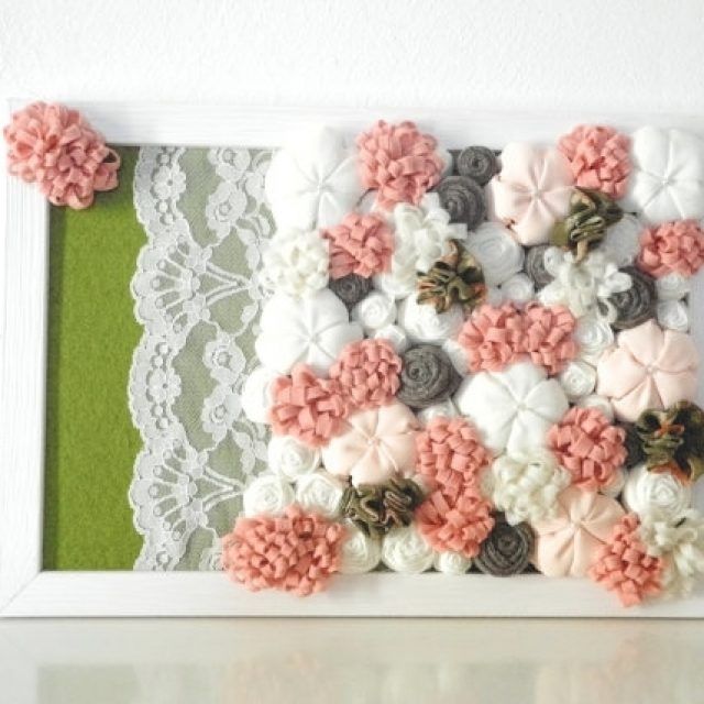 15 Best Ideas Floral Fabric Wall Art