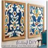 Fabric Covered Frames Wall Art (Photo 8 of 15)