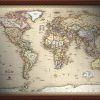 World Map Wall Art Framed (Photo 16 of 20)