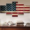 Vintage American Flag Wall Art (Photo 8 of 25)