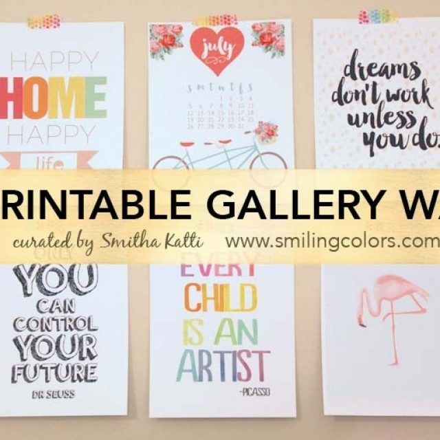 The 20 Best Collection of Free Printable Wall Art Decors
