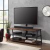 Mainstays Arris 3-in-1 Tv Stands in Canyon Walnut Finish (Photo 12 of 15)