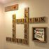 20 Collection of Scrabble Names Wall Art