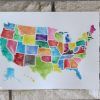 State Map Wall Art (Photo 9 of 20)