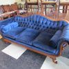 Blue Tufted Sofas (Photo 14 of 22)