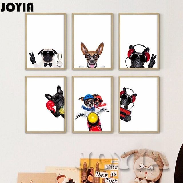 15 Best Ideas Dogs Canvas Wall Art