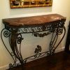 Roman Metal Top Console Tables (Photo 23 of 25)