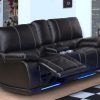 Black Leather Sofas and Loveseats (Photo 4 of 20)