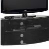 Black Tv Stand With Glass Doors (Photo 10 of 20)
