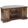 Oak Tv Stands With Glass Doors (Photo 6 of 20)