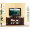 Plateau Newport Corner Wood Tv Cabinet With Glass Doors For 42-62 intended for Best and Newest Corner Tv Cabinets With Glass Doors (Photo 3847 of 7825)