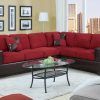 Red Black Sectional Sofa (Photo 11 of 20)