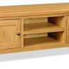 Opus Oak Furniture Wide Plasma Tv Unit | Furniture4Yourhome with regard to Current Solid Oak Tv Cabinets (Photo 4568 of 7825)