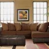 Microfiber Suede Sectional (Photo 8 of 20)