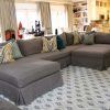 Slipcover for Leather Sectional Sofas (Photo 9 of 21)