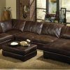 U Shaped Leather Sectional Sofa (Photo 9 of 20)
