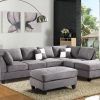 Leather and Suede Sectional Sofa (Photo 16 of 20)