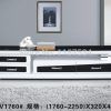White and Black Tv Stands (Photo 7 of 20)