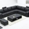 Black Modern Sectional Sofas (Photo 2 of 20)