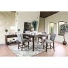 Norwood 9 Piece Rectangular Extension Dining Sets With Uph Side Chairs (Photo 9 of 25)
