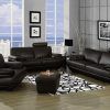 Black Leather Sofas and Loveseat Sets (Photo 11 of 20)