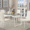 White Extendable Dining Tables and Chairs (Photo 25 of 25)