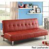 Celine Sectional Futon Sofas With Storage Camel Faux Leather (Photo 13 of 15)