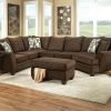 Chocolate Brown Sectional (Photo 11 of 15)