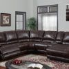 U Shaped Leather Sectional Sofa (Photo 5 of 20)