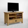 Tv Stand : Superb Galway Natural Solid Oak Corner Tv Cabinet with regard to Most Popular Small Oak Corner Tv Stands (Photo 4715 of 7825)