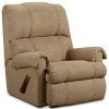 Rogan Leather Cafe Latte Swivel Glider Recliners (Photo 3 of 25)