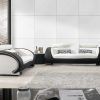 Black and White Leather Sofas (Photo 13 of 20)