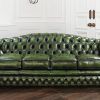 Tufted Leather Chesterfield Sofas (Photo 5 of 20)
