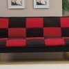 Red and Black Sofas (Photo 8 of 10)