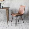 Brown Leather Dining Chairs (Photo 23 of 25)