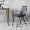 Grey Leather Dining Chairs (Photo 13 of 25)